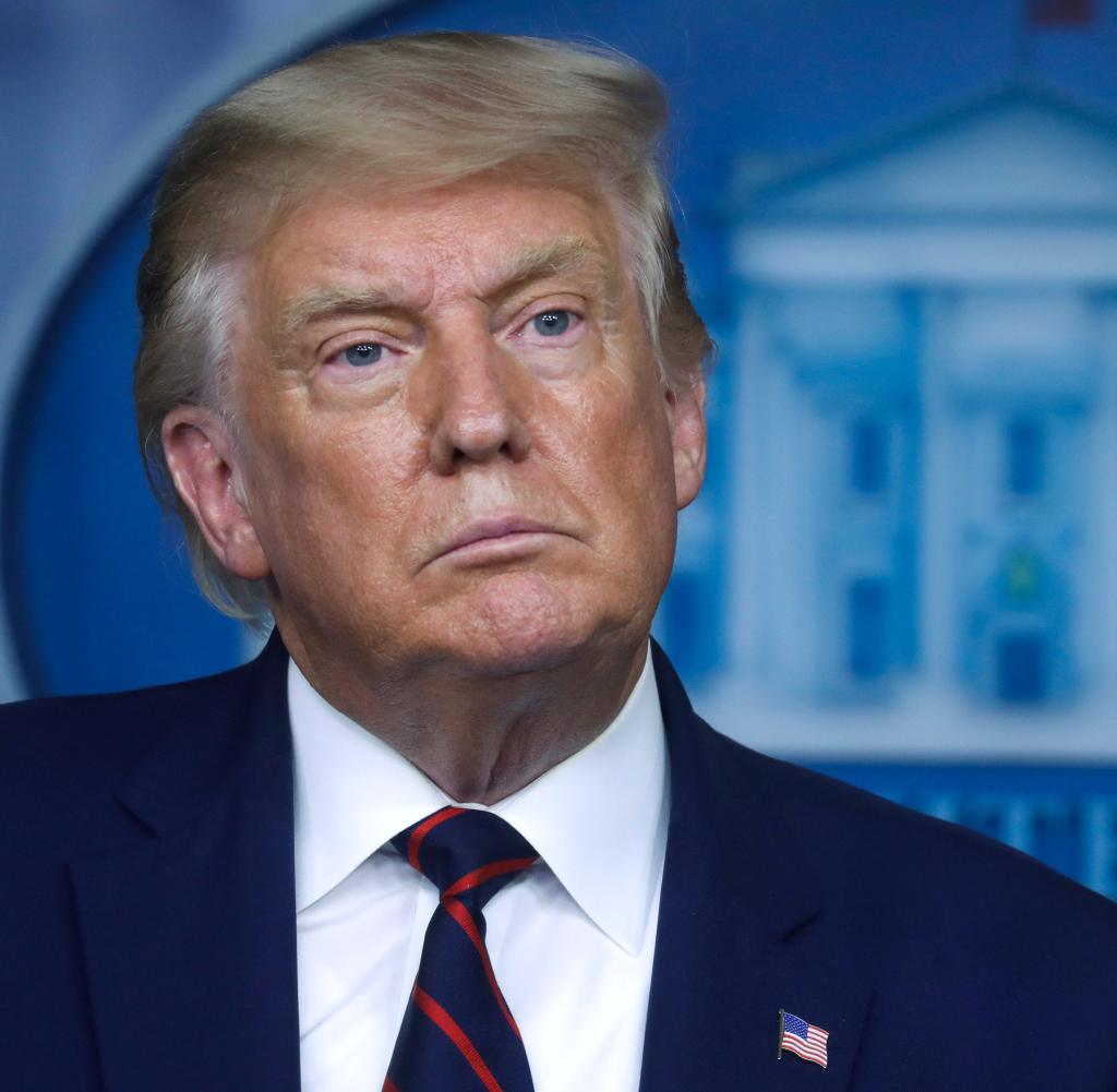 Bei seiner Pressekonferenz im Weißen Haus hielt sich US-Präsident Donald Trump mit Kritik an Russland zurück