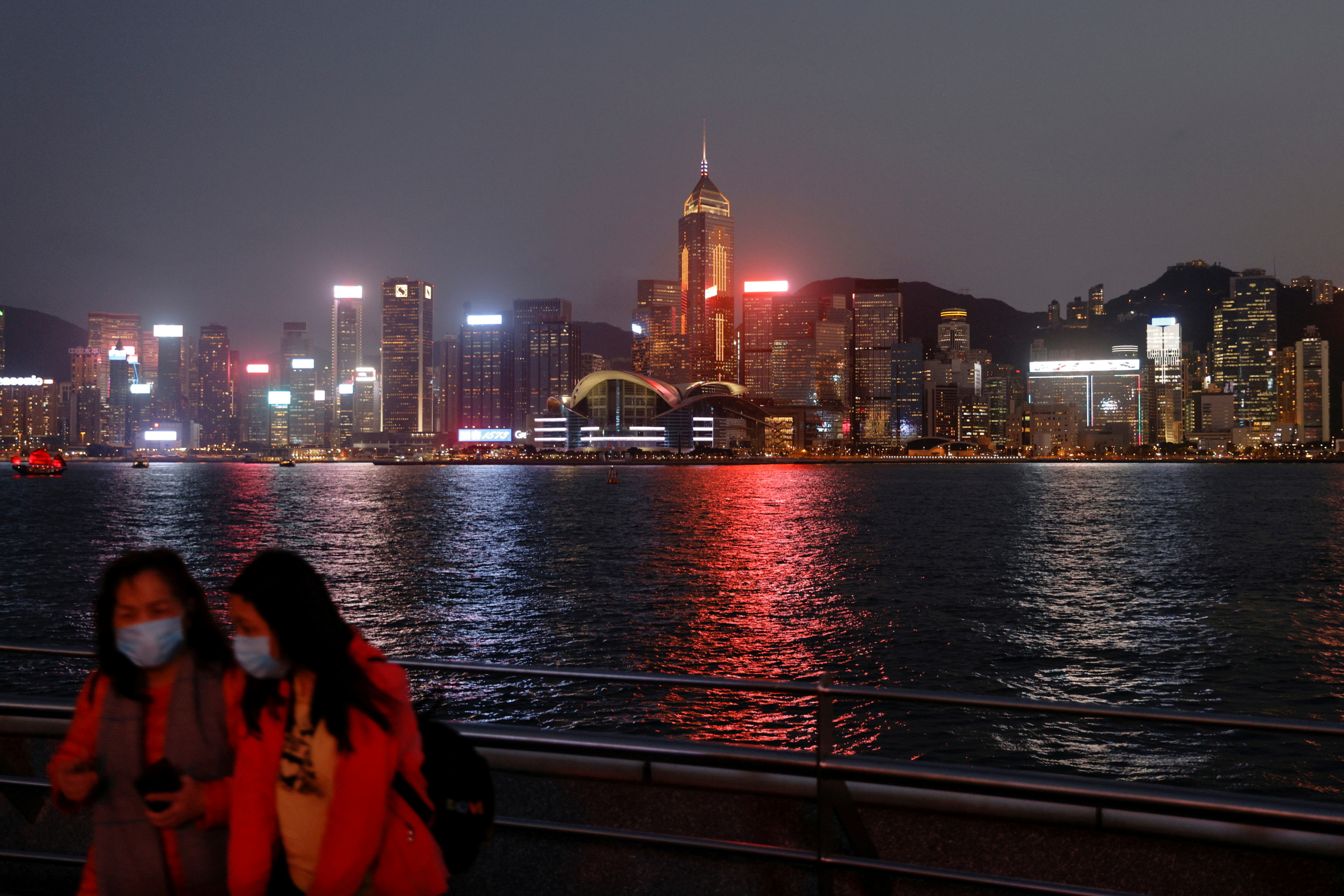 Ein Überblick über den Central Financial District in Hongkong, China am 11. März 2021. REUTERS / Tyrone Siu / File Photo