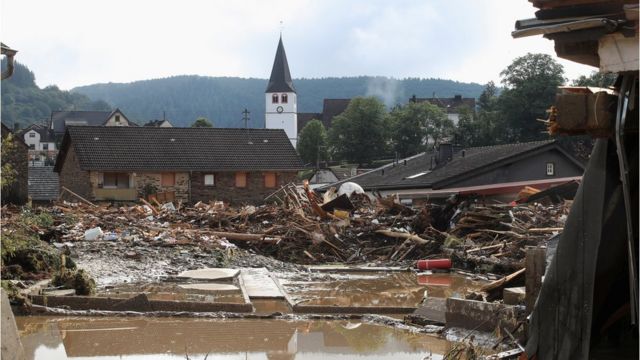 Hochwasser in Deutschland: Bundesland Rheinland-Pfalz am stärksten von Hochwasser in Westdeutschland und Belgien betroffen