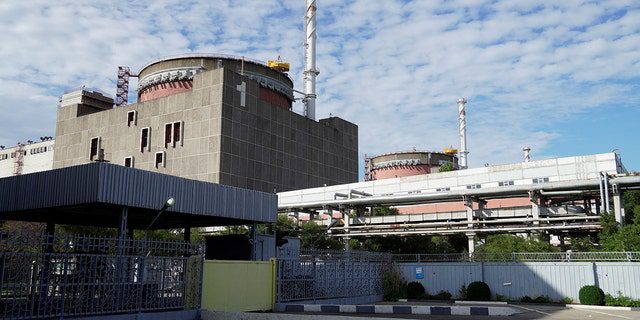 Dieses am 11. September 2022 aufgenommene Foto zeigt eine Gesamtansicht des Kernkraftwerks Saporischschja.