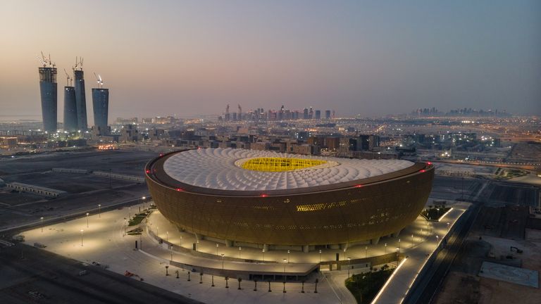 Das Lusail Stadium wird das WM-Finale 2022 in Katar ausrichten.
