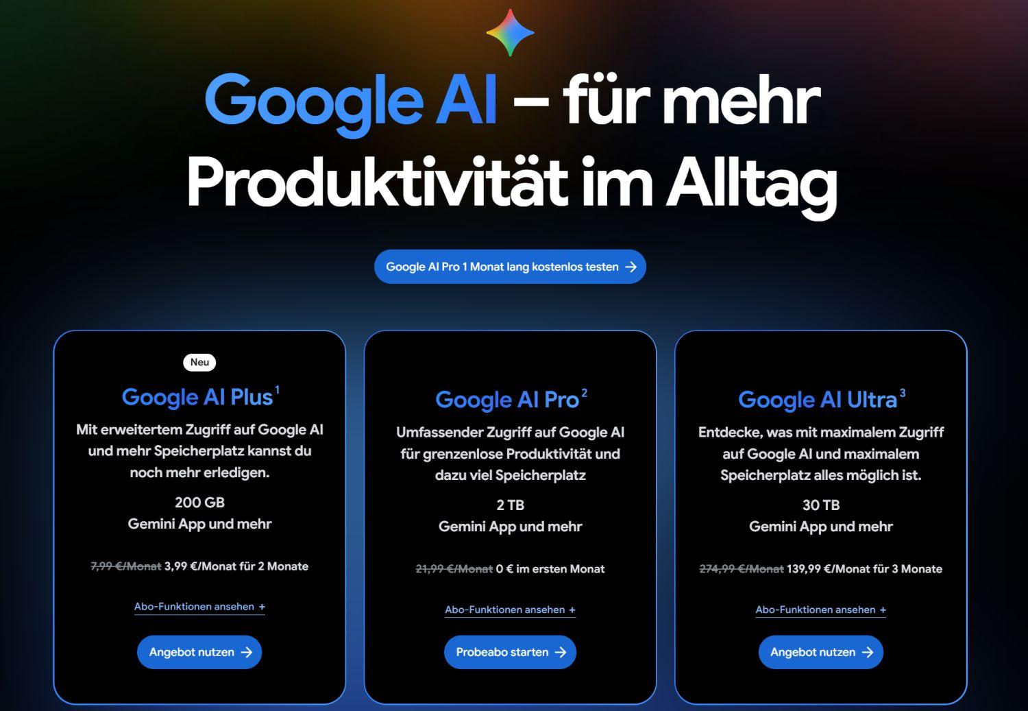 Google One: Neue Abos passen nicht zum Angebot – 1800 Gigabyte für 2 Euro im Monat?(Meinung) -