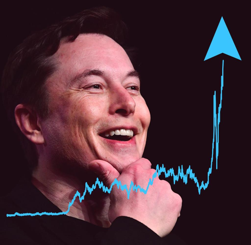 Avec Tesla, Elon Musk marque jusqu'à présent une incroyable réussite en bourse