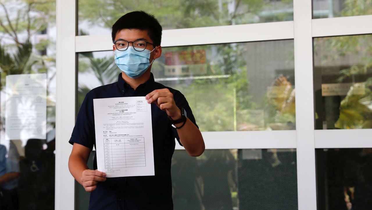 Hongkong: Joshua Wong und elf weitere Demokratie-Aktivisten von Wahl ausgeschlossen