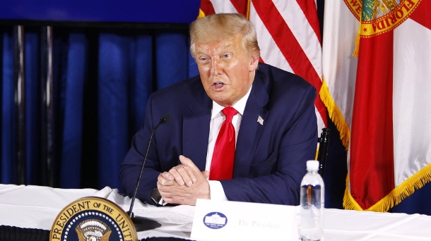 Donald Trump: Der US-Präsident hetzte gegen die Corona-Koordinatorin. (Quelle: imago images/ ZUMA Wire)