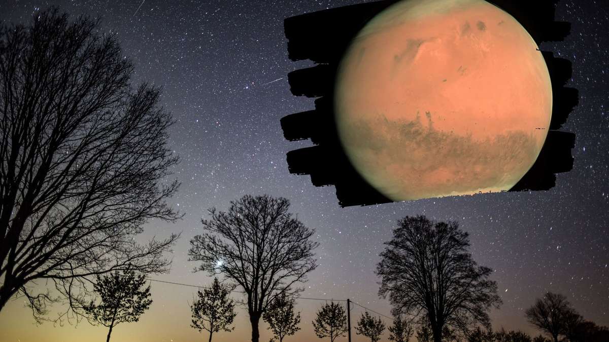 Sehen Sie den Mond und den Mars am Himmel: Die Show ist für Oktober geplant