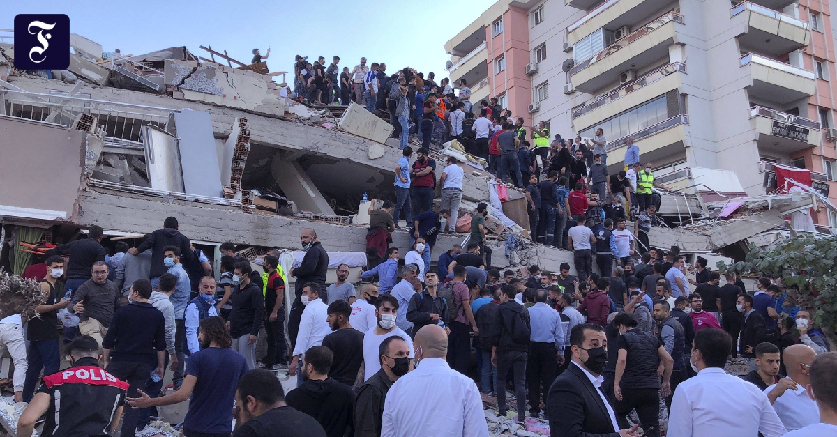 Mindestens acht Tote in der Türkei und in Griechenland nach dem Erdbeben