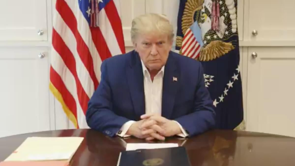 Donald Trump veröffentlicht neues Video - "Ich fühle mich viel besser"