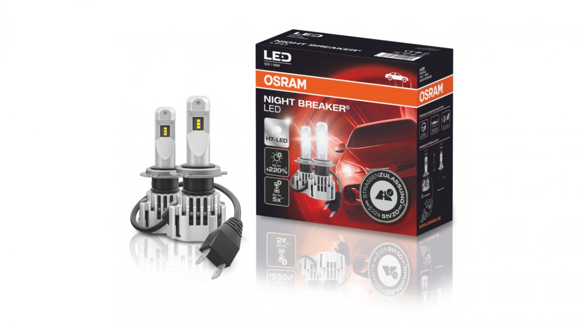 Innovation bei Autoscheinwerfern: LED ersetzt H7-Lampen