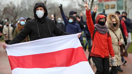 Proteste in Belarus: Polizeigewalt bei friedlichen Protesten