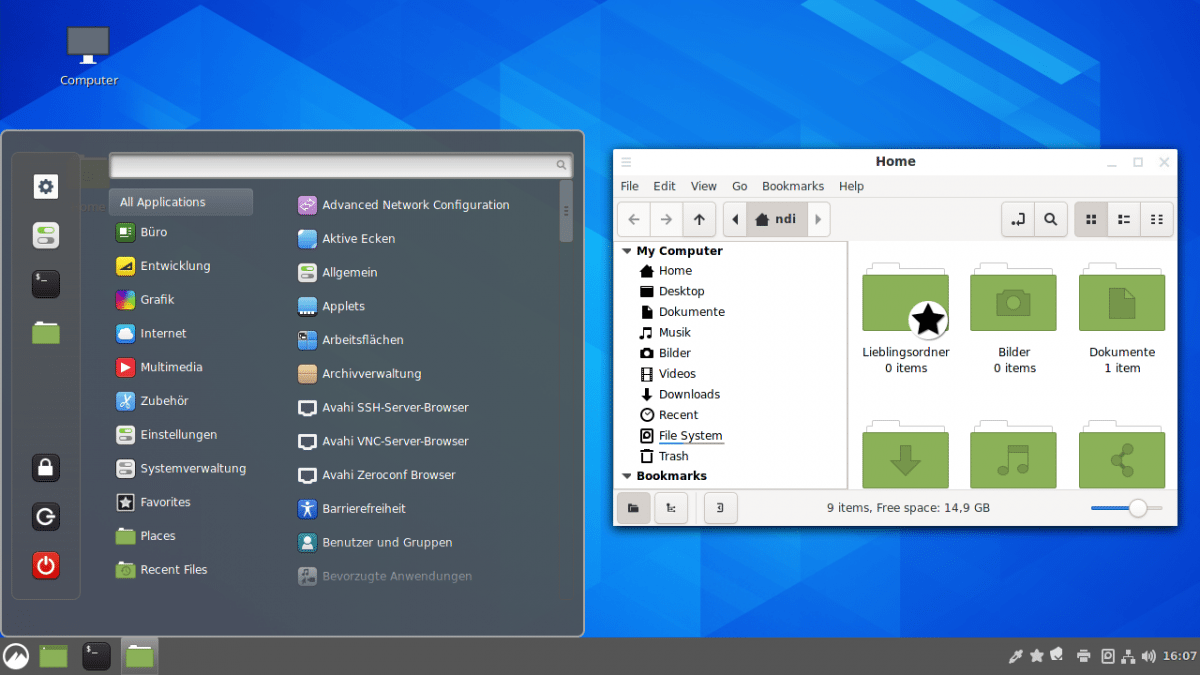 Versucht: Cinnamon 4.8 Linux Desktop-Umgebung |  heise online
