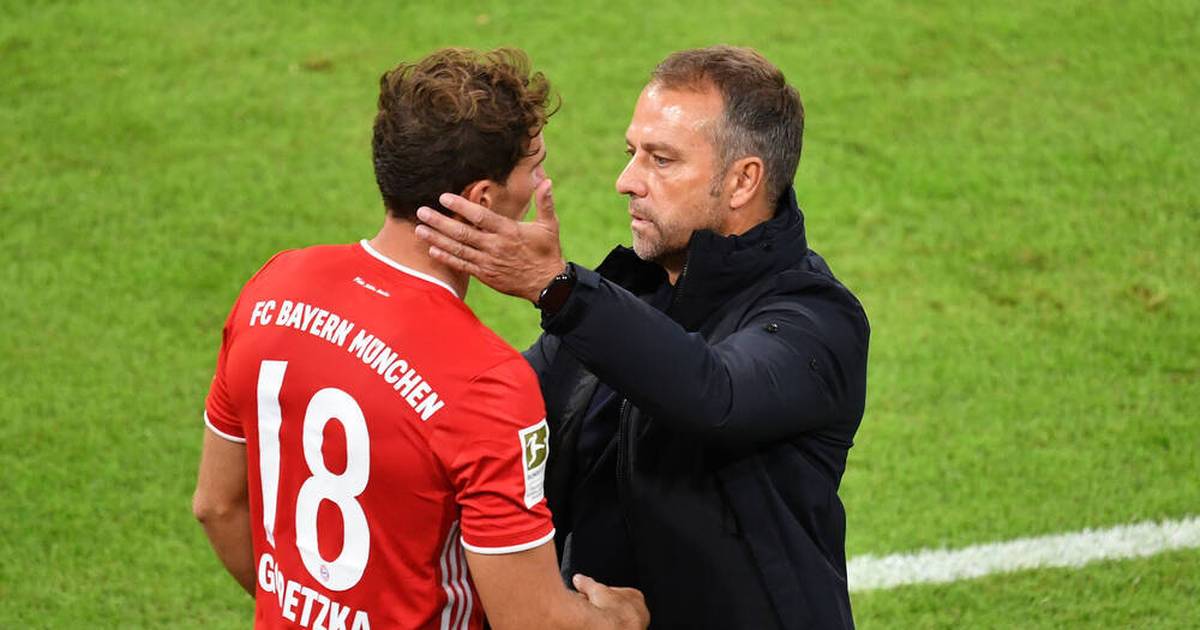 Der FC Bayern Leon Goretzka ist der neue Spitzenreiter von Hansi Flick in Abwesenheit von Joshua Kimmich
