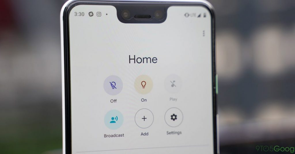 Google Home fügt Einstellungen zum Anpassen der Registerkarte hinzu "Fluss"