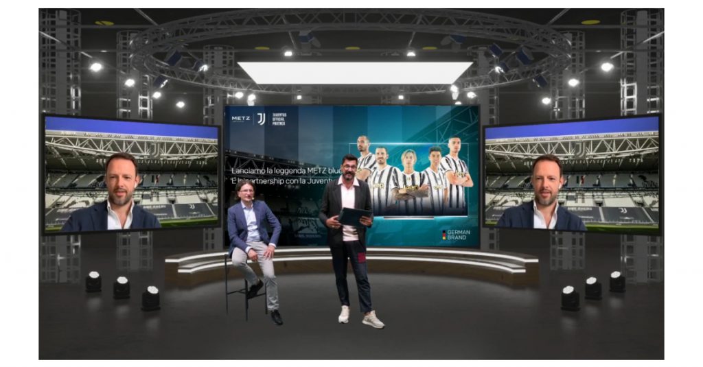 METZ blue begrüßt in globaler strategischer Partnerschaft mit Juventus italienische Fußballfans mit beeindruckenden TV-Erlebnissen