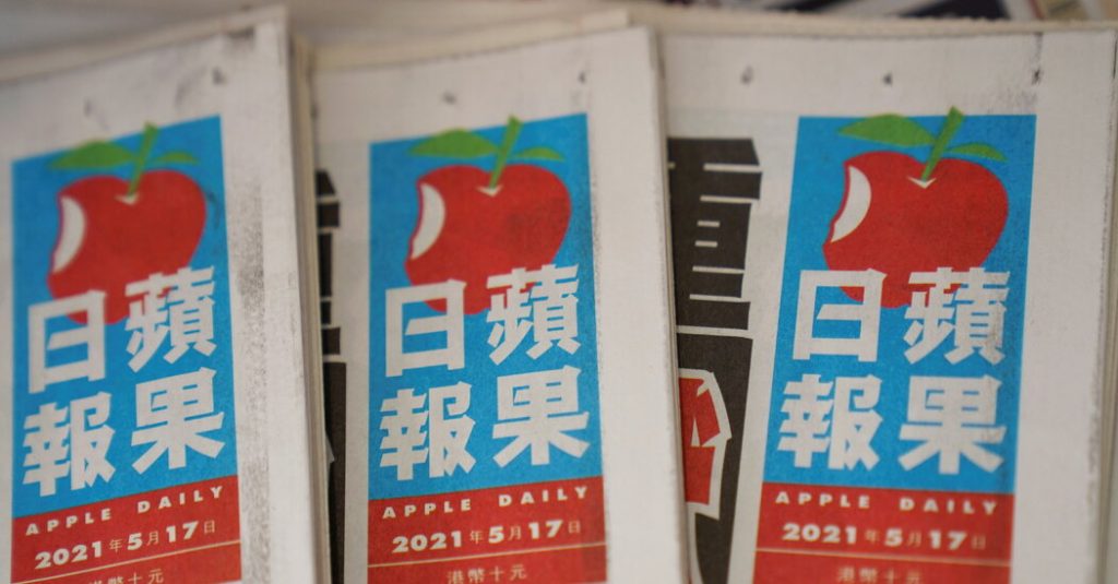Polizei in Hongkong verhaftet Apple Daily Executives