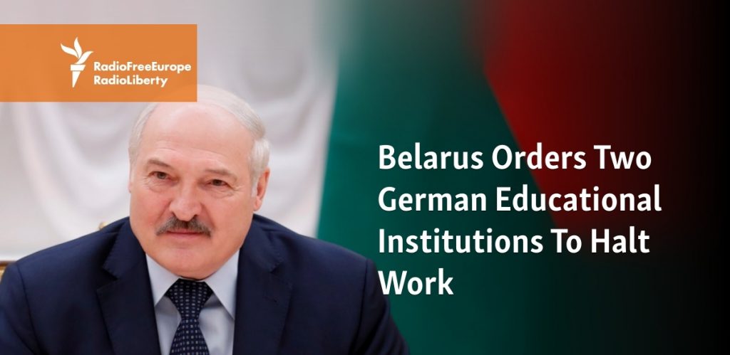 Weißrussland weist zwei deutsche Bildungseinrichtungen an, ihre Arbeit einzustellen