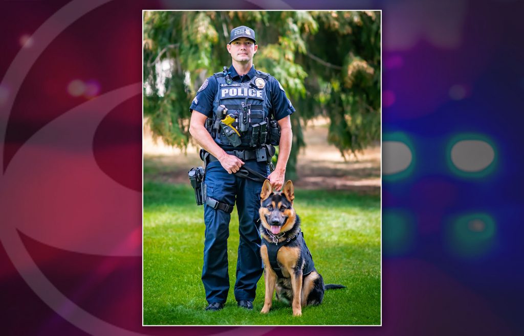 Deutscher Schäferhund Tex tritt der K-9-Einheit der Vancouver Police bei