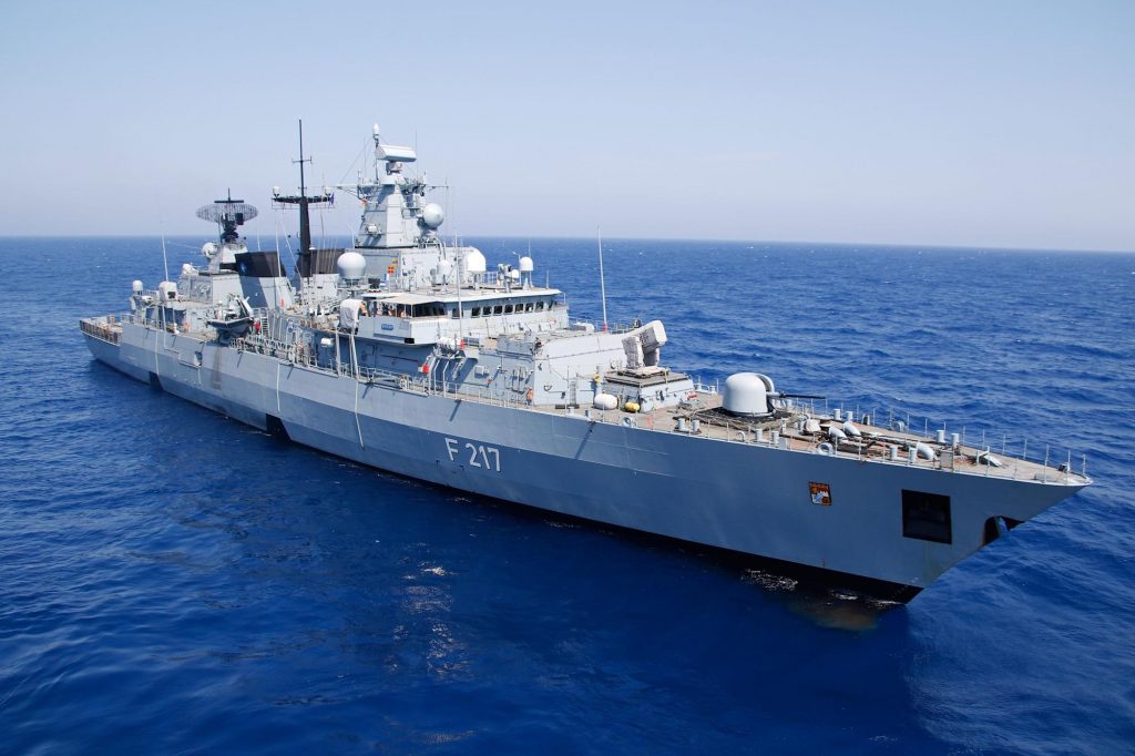 Deutsches Kriegsschiff "Bayern" steuert den Indopazifik an