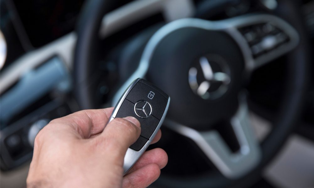 Mercedes-Benz, fingerprint, faster payments, biometrics