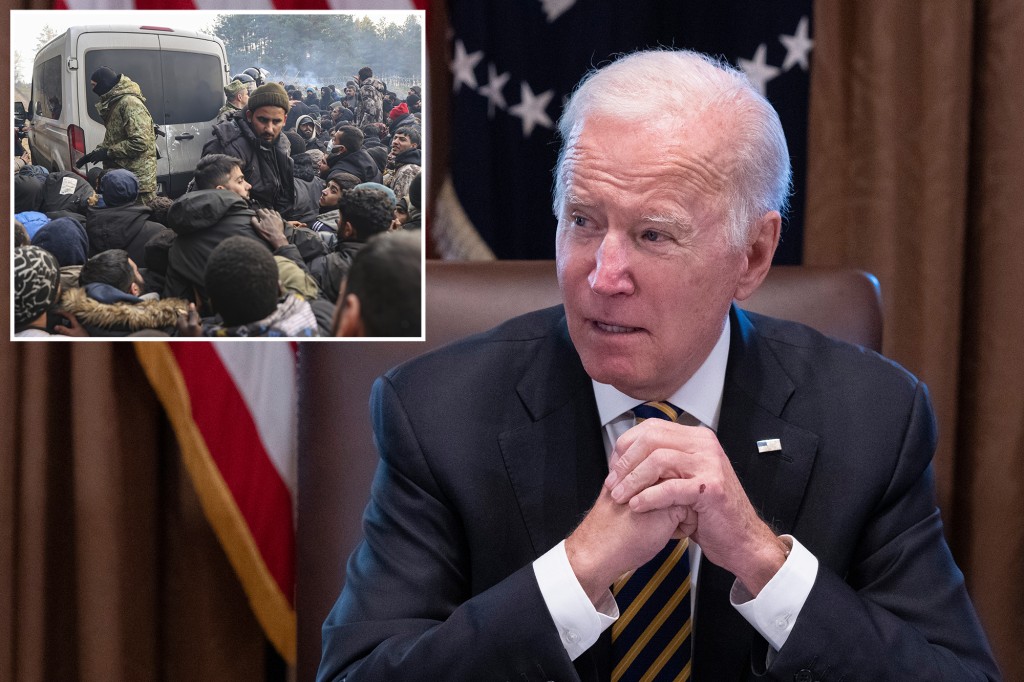 Biden sagt, die Flüchtlingskrise zwischen Polen und Weißrussland sei „sehr besorgniserregend“