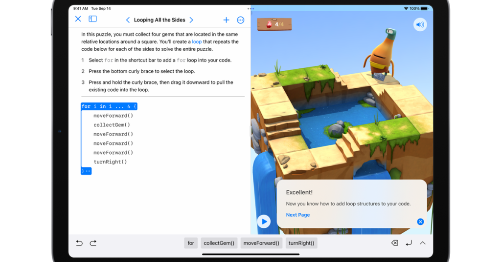 Swift Playgrounds 4 ist live im App Store