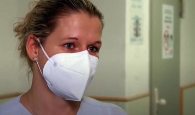 Deutsche Krankenschwester den Tränen nahe, als vierte Covid-Welle das Gesundheitssystem lahmlegt: "Ich kann das nicht" |  Welt |  Neu