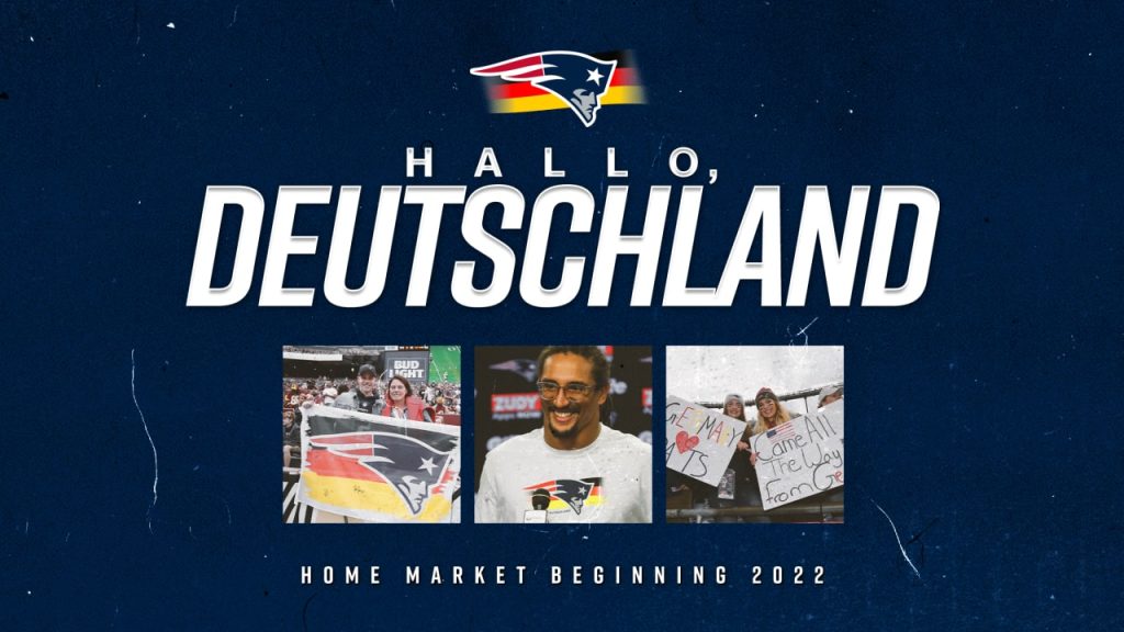 New England Patriots Award Germany International Home Marketing Zone Status 1. Januar 2022