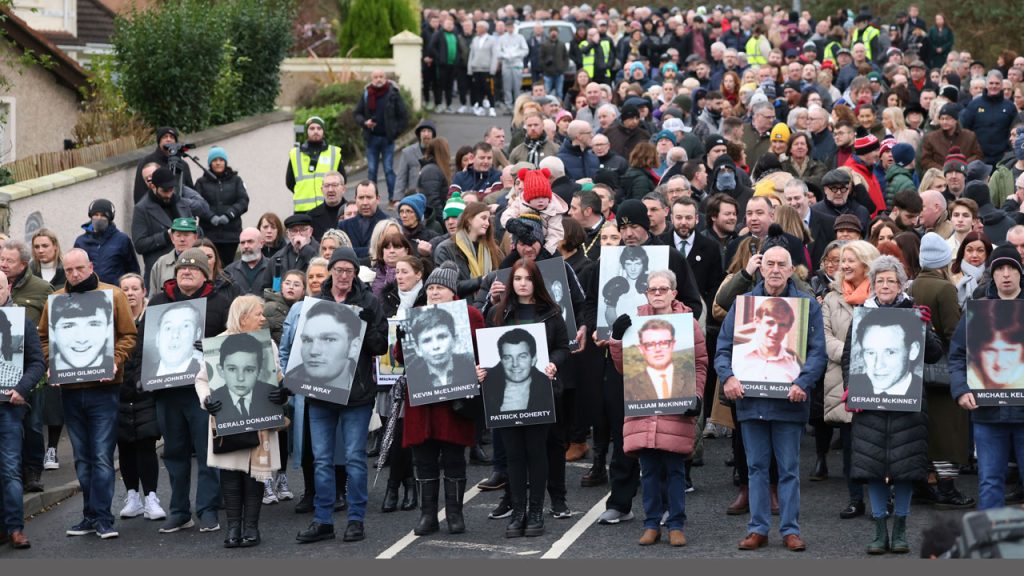 Nordirland feiert 50 Jahre seit Bloody Sunday