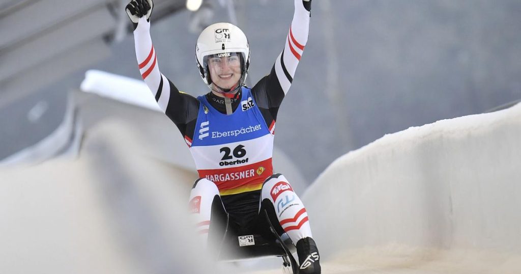Egle siegt in Oberhof, Deutschland übernimmt im Rennrodeln |  Nationalsport