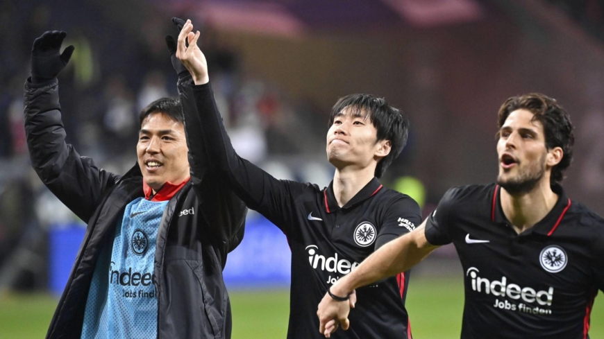Daichi Kamada trifft in der zweiten Halbzeit zum Sieg von Eintracht Frankfurt