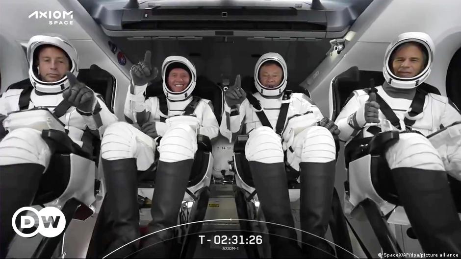 Die Weltraummission Axiom bringt die ersten privaten Astronauten zur ISS |  Nachrichten |  DW