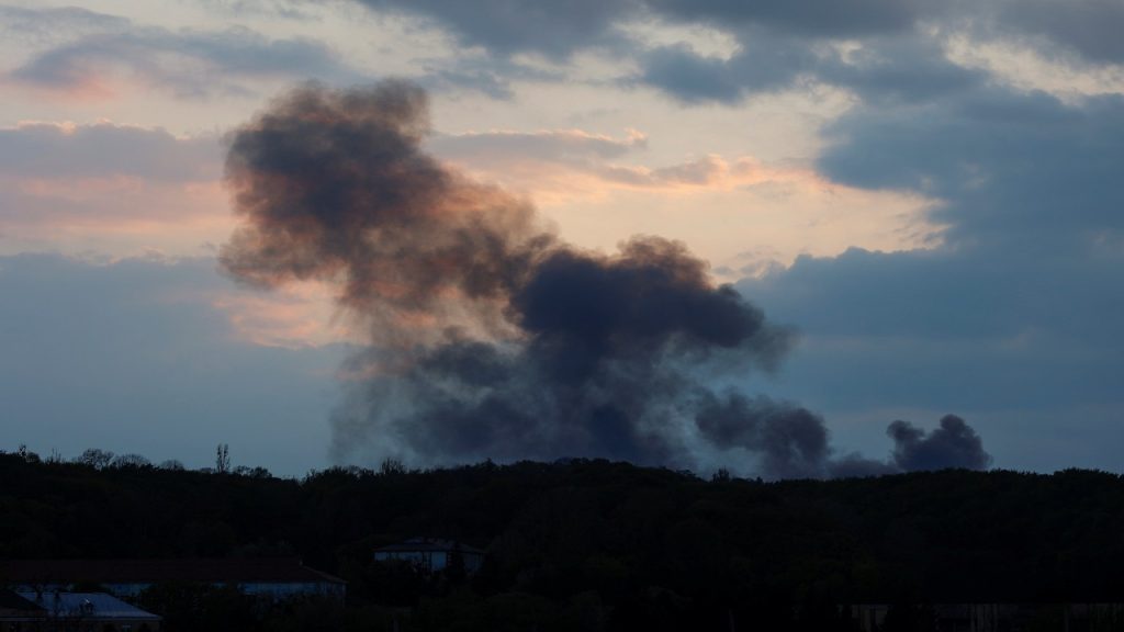 Die ukrainische Region Lemberg wurde von Raketen und militärischer Infrastruktur getroffen