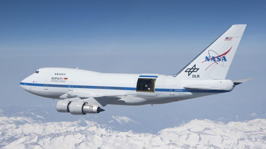 Das SOFIA Flying Observatory der NASA auf seiner letzten Reise nach Neuseeland