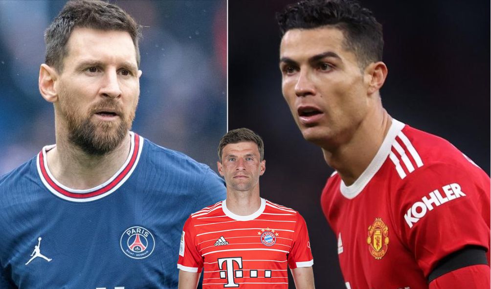 Der FC Bayern München und die deutsche Fußball-Legende Thomas Müller äußern sich zur Debatte zwischen Cristiano Ronaldo und Lionel Messi