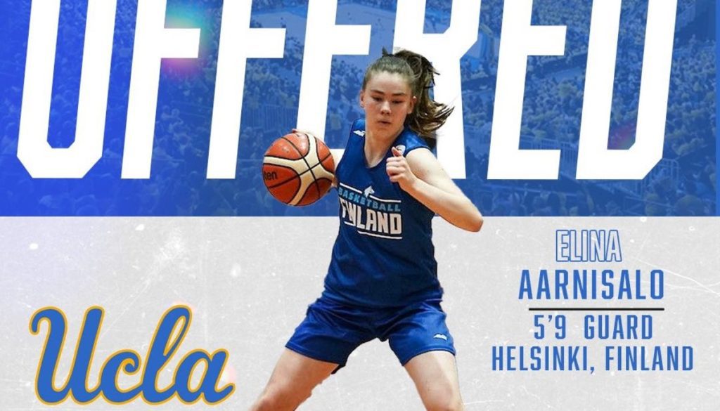 Die finnische Guardin Elina Aarnasilo gewinnt das Basketballangebot der UCLA-Frauen