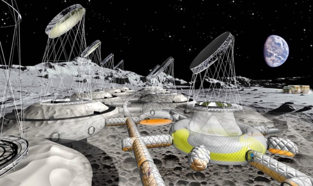 Europäische Weltraumorganisation: Wissenschaftler enthüllen das Konzept einer AUFBLASBAREN Mondbasis, um zum Mond zu fliegen |  Wissenschaft |  Neu