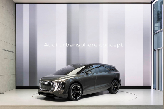 Audi introduced its Urbansphere concept car to Korea on Friday. [AUDI KOREA]