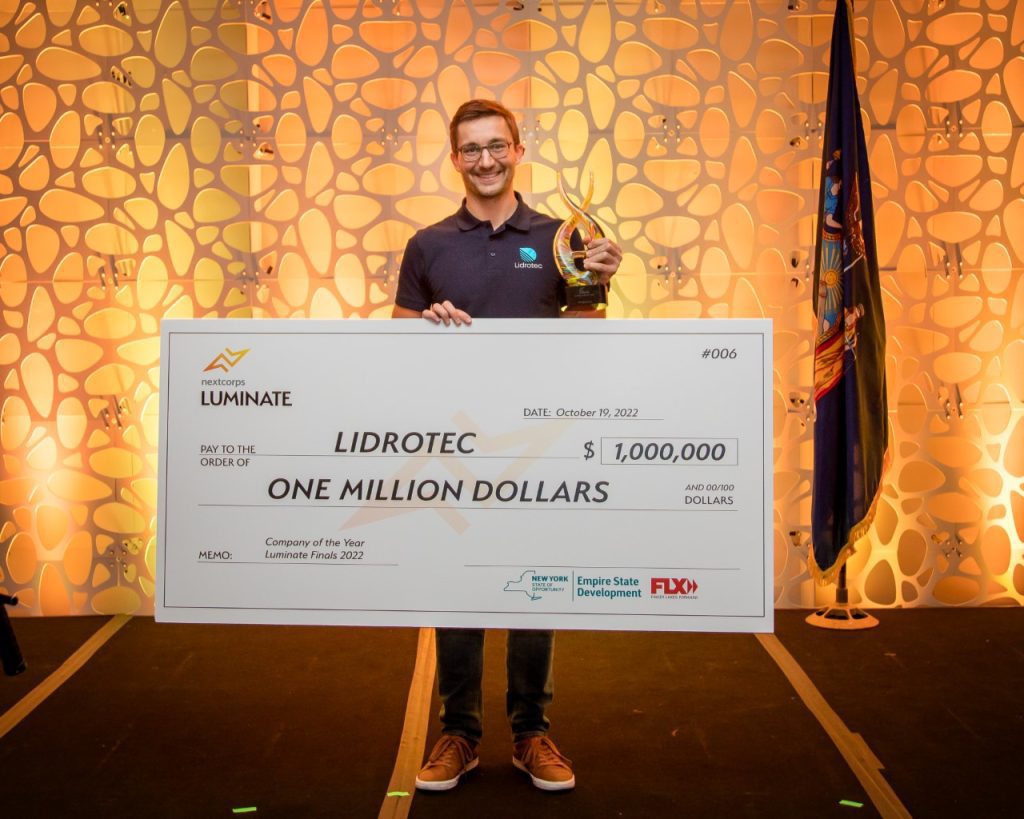 Deutsches Unternehmen gewinnt 1 Million US-Dollar als Gewinner von Luminate NY Round 5
