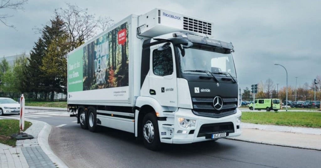 REWE wird in der deutschen Hauptstadt eine Flotte von Elektro-Lkw einsetzen